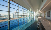 B.Melling - Refurbishment of prestigious 18th-floor residential block gym & swimming pool